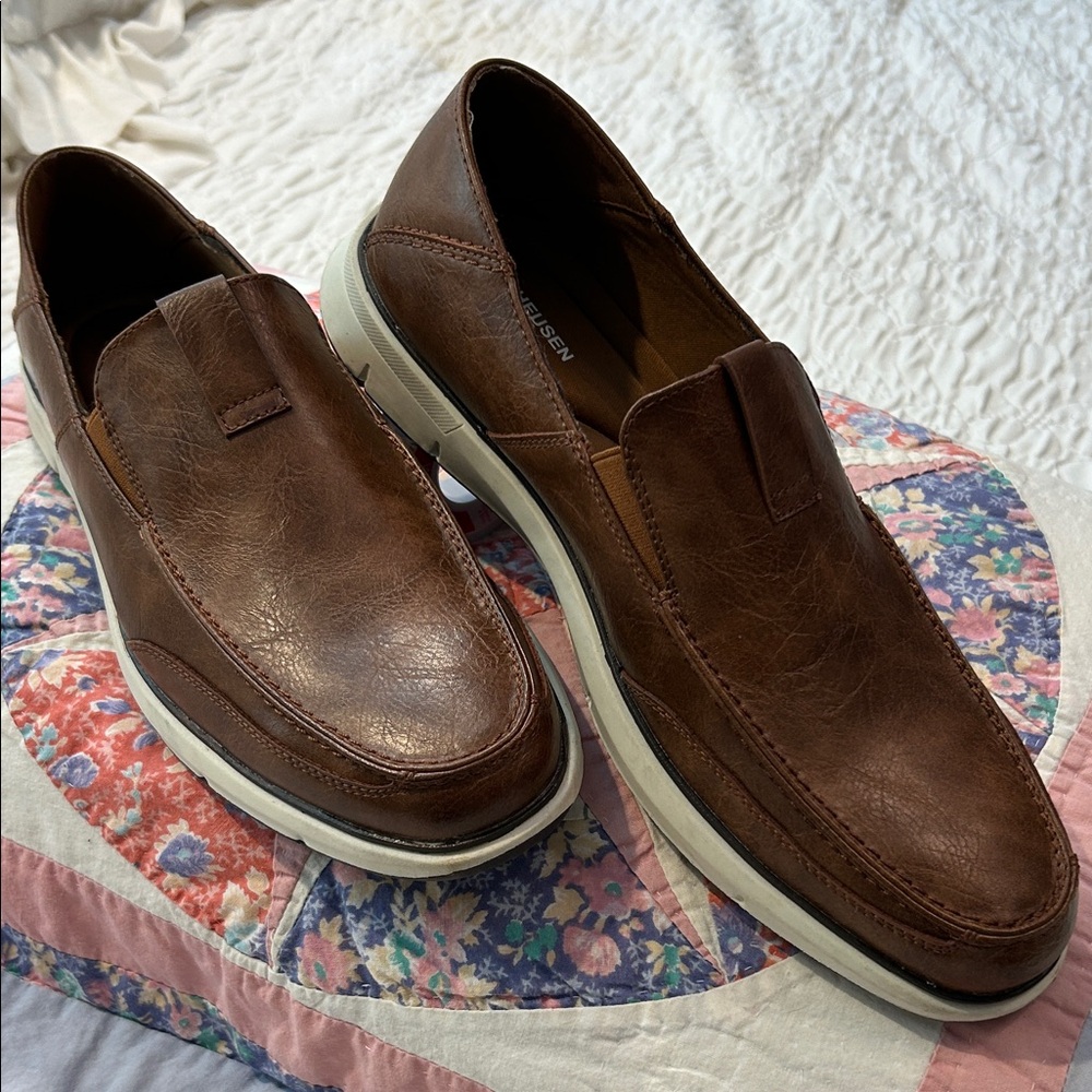 Van Heusen Flex Memory Foam Dark Brown Loafers - image 7